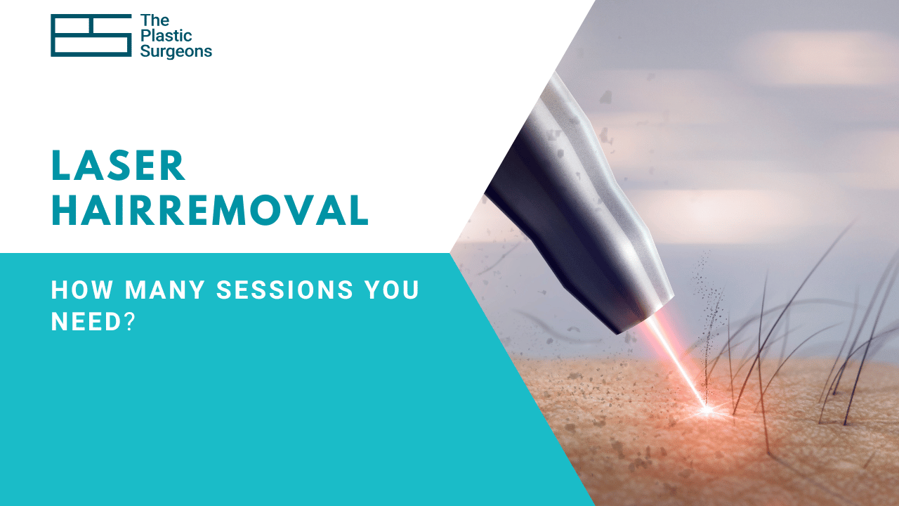 How many laser hair removal sessions are needed?